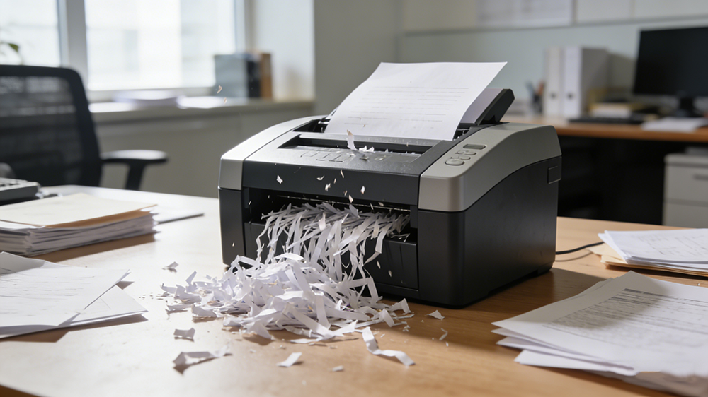 “办公室碎纸机shredder”泄密？这