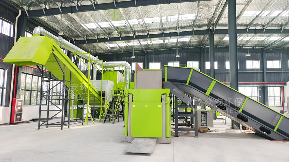 完美落地！这套大件垃圾设备调试完成，直接解决行业痛点